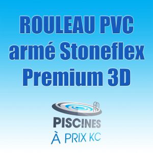 Rouleau PVC armé stoneflex premium 3d